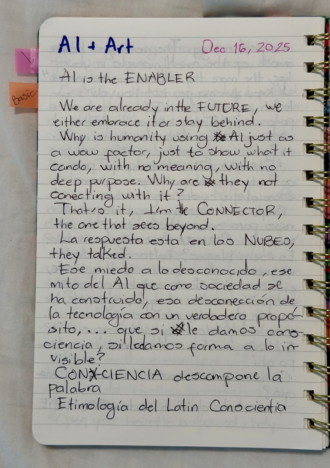 Morning Pages - December 16, 2025: AI is the ENABLER