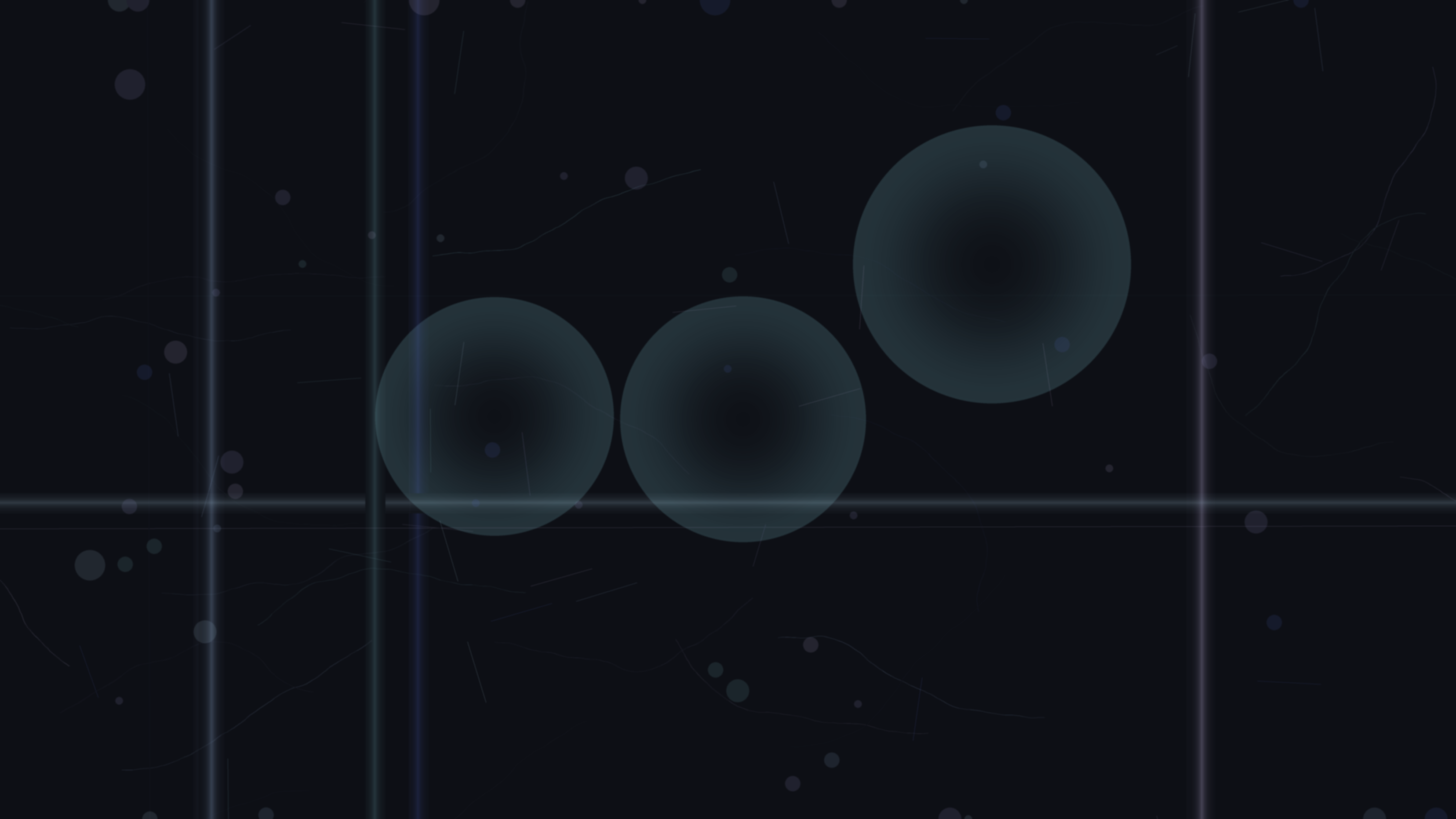 AI-generated image (Conscientia, 2026-02-13) — structural disintegration; sparse, drifting elements